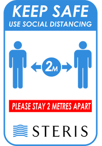 Keep Safe #2 - Use Social Distancing (Blue) Metric