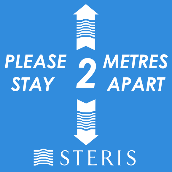 Please Stay 2 Metres Apart - Square