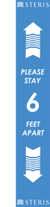 Please Stay 6 ft Apart Vertical