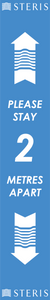 Please Stay 2 Metres Apart Vertical